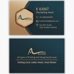 Avni Prints Customized both side printed Visiting Card