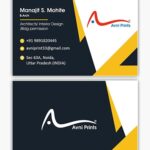 Avni Prints Customized Visiting Card-both-side-printed-f