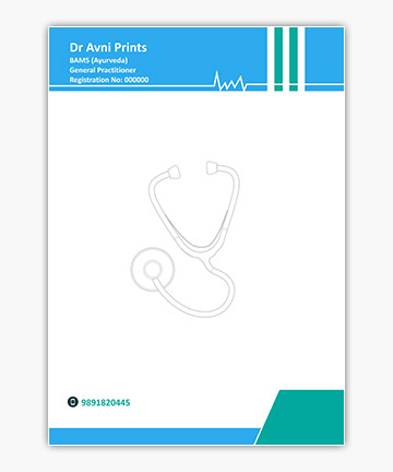 Avni Prints Customized Doctor's Prescription Pad