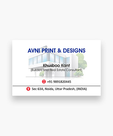 Customized Visiting Card for Real Estate
